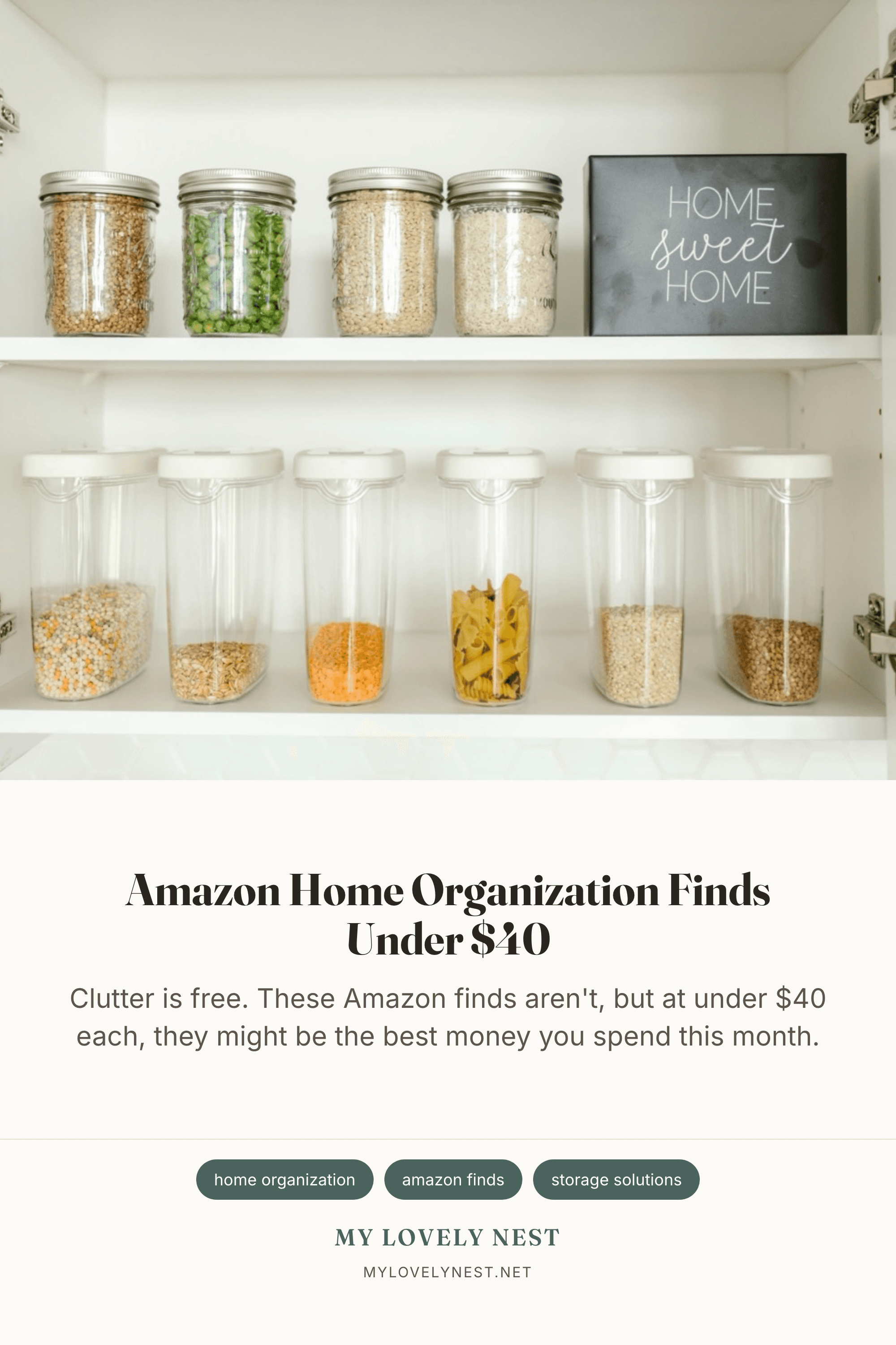 Amazon Home Organization Finds Under $40